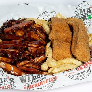 Chicken Tip & Salmon